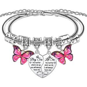 Stylish 2PC Big & Lil Sis Bracelet Set | Ideal for Birthday & Special Occasions